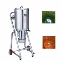 RVS 32L vlees- en groentehakselaar, vleesverwerker, grinder, hakselaar voor chili, champignons, knoflook, selderij, blender