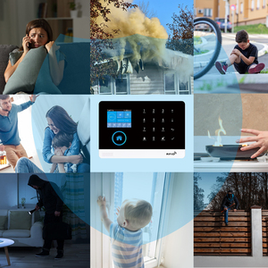 {Manufacturer} Panneau d'alarme intelligent Wi-Fi 2025 avec détecteur <span class=keywords><strong>de</strong></span> fumée interconnecté et détecteur <span class=keywords><strong>de</strong></span> chaleur interconnectable Système d'alarme incendie - Product Image 4