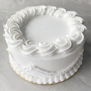 Símbolo Blanco de Pureza DIY para Boda, Modelo de Pastel de Crema Batida en Forma de Rosa Blanca Pura, Exquisitos Accesorios de Decoración para Fiestas y Exhibición - Product Image 2