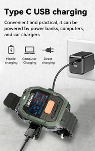 Advanced AI Noise Cancelling Global Security <b>Walkie</b> <b>Talkie</b> Watch 4G 3G 2G POC Multi Network Connectivity Mini Design - Product Image 5