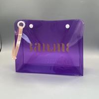 Nouveaux produits Pvc sacs à cosmétiques étanche coloré toilette voyage pochette Kit clair maquillage sac cosmétique pour voyage