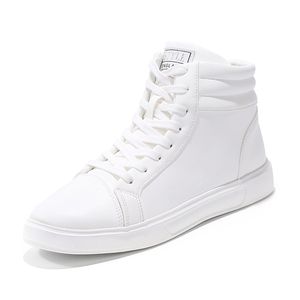 Baskets blanches pures pour femmes, nouvelle tendance, <span class=keywords><strong>grande</strong></span> taille 35-47, hauteur intérieure augmentant la taille des hommes, chaussures d'ascenseur décontractées, bas prix, OEM chauds - Product Image 1