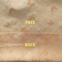 Tissu Jacquard Léger en Polyester Double Face Teint en Fil 157 g/m² pour Robes, Brocart pour Garçons et Filles, Idéal pour Sacs
