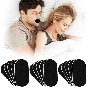 Cinta Adhesiva Flexible de Algodón/Rayón Negra para Sellar la Boca, Cinta de Kinesiología para Mejorar la Respiración Nasal - Product Image 2