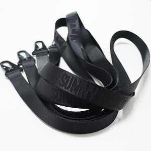 100% Pure Woven Extra Thick Nylon Premium Nylon Edition Lanyard With Strong Black Metal Hook