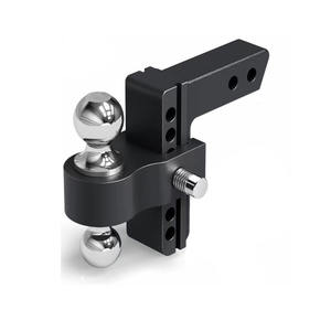 Soportes de bola de enganche de caída de aleación de aluminio Montaje de bola de enganche de remolque para accesorios de remolque Remolque de bola doble Receptor de 2 ''Moun - Product Image 3