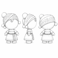 Vêtements de poupée mascotte en peluche de style ethnique personnalisé, avec foulard brodé, chemisier et jupe, pour habillage de jouets en peluche de personnages culturels