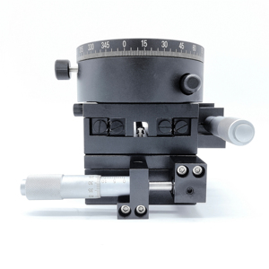 उच्च परिशुद्धता वाले चरण डिजिटल ऑप्टिक्स संरेखण रैखिक रेल गति मैनुअल चरण माइक्रोमीटर एडजस्टर 25 मिमी/360 यात्रा 82 मिमी - Product Image 2