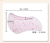 Coussinets en silicone fins réutilisables pour rehaussement de cils à la kératine, sans colle, avec paillettes, pour cils inférieurs et patchs oculaires