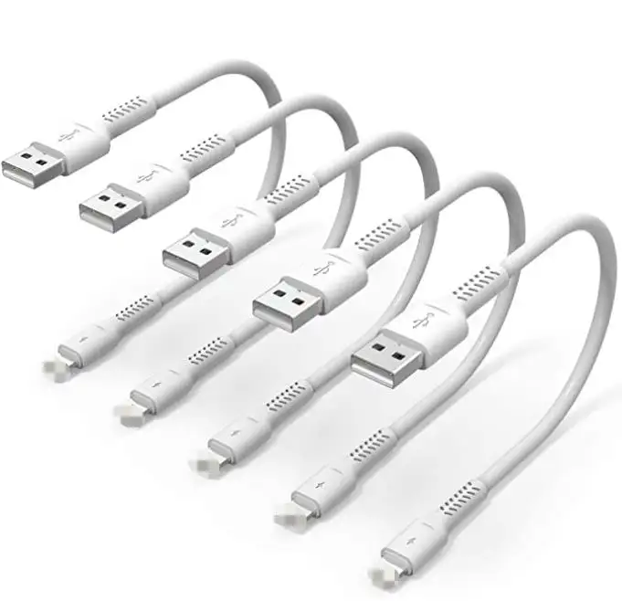 Wholesale cellphone USB cable for apple iPhone fast charger cable 3A high speed USB cord mobile sync cables