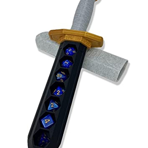 DND-soporte de dados para mazmorras y dragones, caja de dados de sable y espada, regalo de Color personalizado - Product Image 1