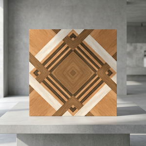 Tablón de madera vitrificado esmaltado Digital de alto brillo de 400x400mm, efecto de aspecto, suelos de porcelana, baldosas de madera, baldosas de cerámica de 40x40cm - Product Image 6
