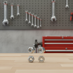 Écrou de blocage hexagonal antidérapant autobloquant de haute qualité pour trucks de skateboard double rocker, pour planches en érable et nylon, marché noir - Product Image 1