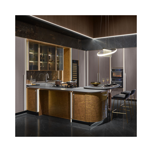 Los gabinetes de cocina completos de lujo modernos proporcionan muebles de hogar de gabinete personalizados de diseño gratuito - Product Image 1