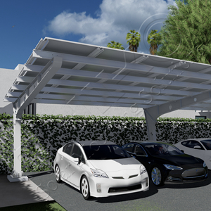 Sistema de Estacionamiento Solar Resistente con Estructura de Montaje de Aluminio - Product Image 1