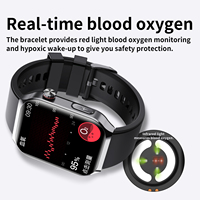 Montre connectée F700Pro, moniteur de santé, fréquence cardiaque, oxygène sanguin, pression artérielle, température corporelle, pour femmes et hommes