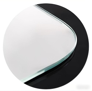 กระจกเต็มตัวแบบไร้ขอบพร้อมไฟ LED วงกลม ปุ่มสัมผัสเดียว สำหรับร้านทำผมหรือร้านขายเสื้อผ้า - Product Image 4