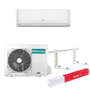 Aire Acondicionado Split Inteligente Wi-Fi de 12000 BTU/h con Soporte de Pared Completo, Paquete de 1, Aire Acondicionado Wi-Fi de 12000 BTU Hisense Smart - Product Image 1