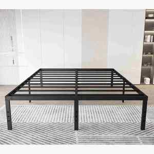 WEKIS Latest Twin Iron Double Metal Platform <b>Bed</b> <b>Frames</b> <b>Queen</b> King <b>Size</b> Designs for Hotel - Product Image 1