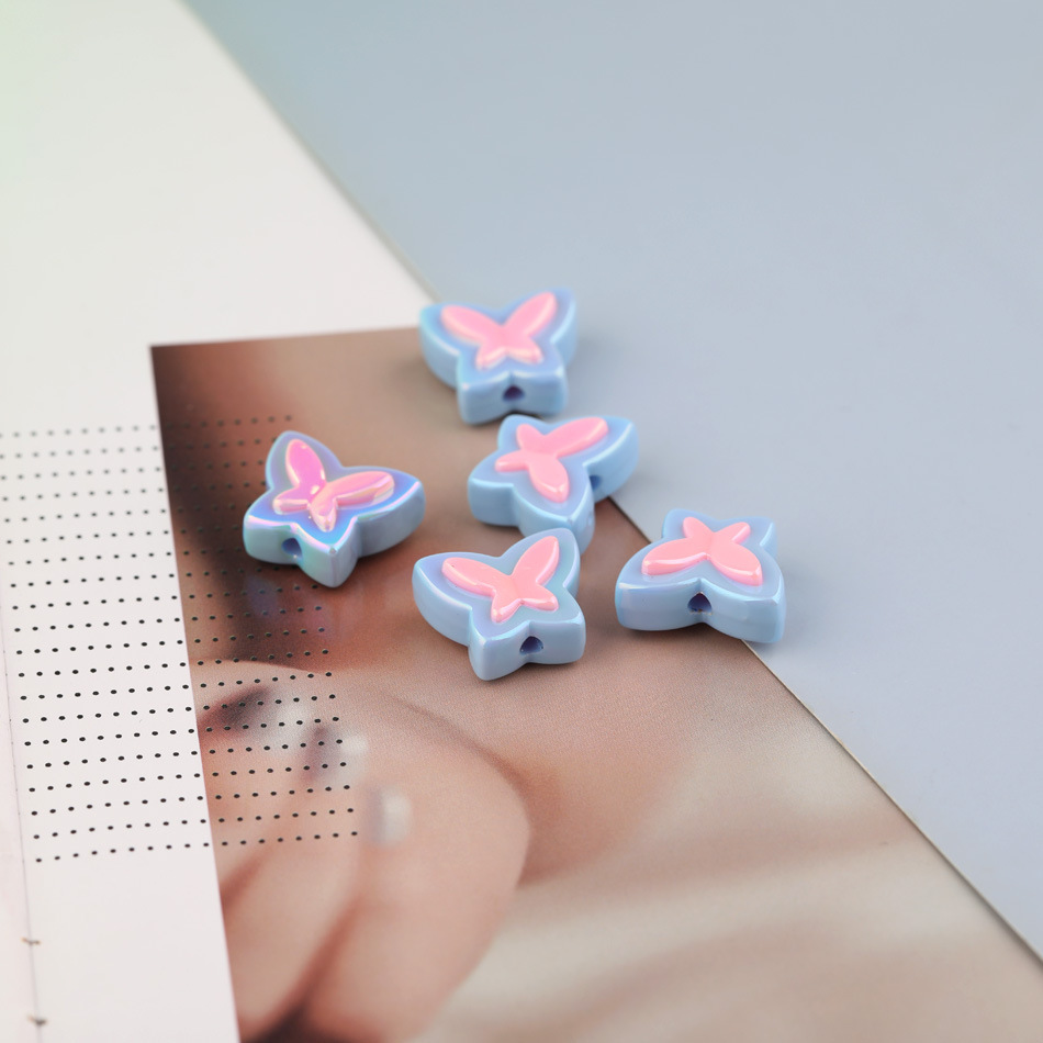 Bleu et rose