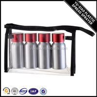 Set Botol Perjalanan Mini dengan Logo Kustom dan Pompa Semprot untuk Minyak Esensial, Sampo, Losion, Krim Wajah, Serum Perawatan Kulit & Penggunaan Kosmetik