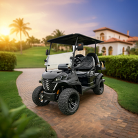 Kart de plage électrique pliable 4 places, le moins cher, moderne, surélevé, pour la chasse, le golf, buggy