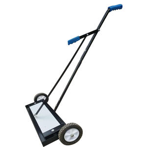 Barredora con ruedas Heavy Duty Pick up Nails Objetos ferrosos sueltos Imán fuerte Techo rodante a mano Barredora magnética para pisos - Product Image 1