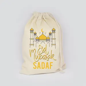 Personalized Decoration Boys Girls Ramadan Presents Bags Drawstring Eid Mubarak Gift Bag