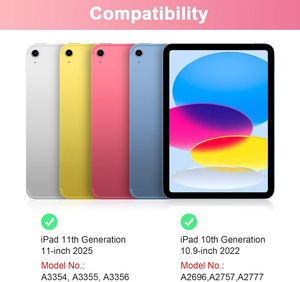 เคสคีย์บอร์ดแบบทัชแพดสำหรับ iPad (A16) รุ่นที่ 11 ปี 2025 / รุ่นที่ 10 ปี 2022 พร้อมทัชแพดหลายจุด ฝาปิดคีย์บอร์ดแม่เหล็กพร้อมที่ใส่ปากกา - Product Image 2