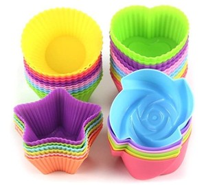 Stampi per torte fodere per Cupcake riutilizzabili pirottini per Muffin antiaderenti stampi per torte <span class=keywords><strong>porta</strong></span> Cupcake - Product Image 1