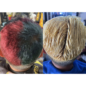 SANQI Poudre décolorante permanente jaune pour cheveux avec formule ultra-liftante, éclaircissant et illuminateur professionnel 600g, décolorants - Product Image 2