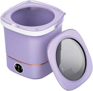 Lavadora y <span class=keywords><strong>Secadora</strong></span> Plegable, Mini Lavadora Portátil con <span class=keywords><strong>Secadora</strong></span> para <span class=keywords><strong>Ropa</strong></span> Interior y Prendas Pequeñas - Product Image 1