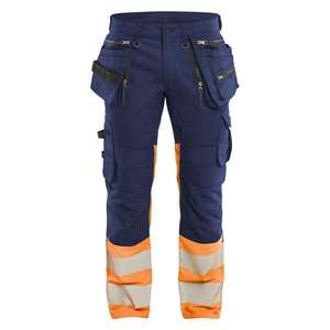 Blaklader-113011498953C62 Hi-Vis กางเกงสีกรมท่า/ส้ม-EAN 7330509949573ชุดทำงาน HI-VIS - Product Image 1