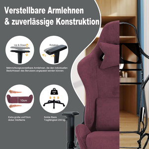 <span class=keywords><strong>Silla</strong></span> Gamer Furgle al por Mayor, Nuevo Diseño <span class=keywords><strong>Dowinx</strong></span>, <span class=keywords><strong>Silla</strong></span> Gamer de Fibra con Reposabrazos Acolchados Suaves, <span class=keywords><strong>Silla</strong></span> de Juego Cómoda - Product Image 2