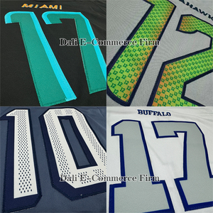 Erkekler Amerikan Futbolu Forması Indianapolis 84 Tyler Warren 17 Daniel Jones 28 Taylor Yüksek Kaliteli Nakış Futbol Forması - Product Image 3