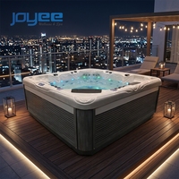 Spa extérieur pour 5 personnes, bain à remous extérieur, baignoire de massage en acrylique, spa extérieur pour immersion, bain à remous JOYEE, usine de bains à remous