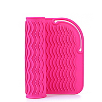 Tapis en silicone résistant à la chaleur pour fer à friser fer à lisser fer plat et outil de coiffure à chaud 9 "X 6.5" vente en gros