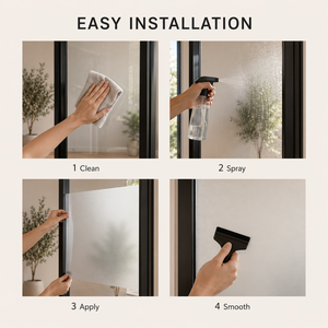 Vinilos Decorativos Personalizados para Ventanas, Diseño Esmerilado, <span class=keywords><strong>Vinilo</strong></span> Adhesivo para Privacidad con Letras para Sala de Reuniones, para Puertas de Vidrio - Product Image 5
