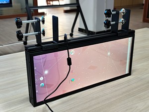 Veto Lcd Double-sided Bar Type 21.5 Inch <b>Display</b> <b>Wall</b> Mounted Advertising Media Player Stretch Stretched Lcd Stretched Bar Lcd - Product Image 4