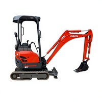 Excavatrice compacte sur chenilles d'occasion, machine de terrassement diesel