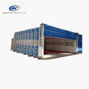 Kuru Kabin Su Geçirmez PVC Mobil Geri Çekilebilir Boyama Kabini Teleskopik Sprey Boya Kabini - Product Image 1