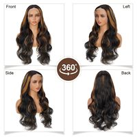 Perruques Lace Front 13x6 en Cheveux Humains P1B/30 Highlight