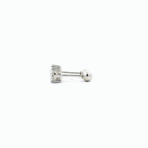 Qinglong Jewelry 18K Rose White Wholesale 14K Gold Plated Diamond Lab Grown Diamond Mini Stud <b>Post</b> <b>Earrings</b> Christmas <b>Earring</b> - Product Image 6