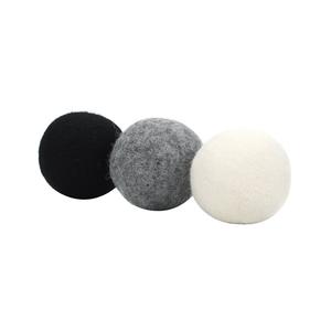 Boules de séchage en <span class=keywords><strong>feutre</strong></span> de laine 100% néo-zélandaise, taille 6-10 cm, couleur personnalisable, utilisation thermique - Product Image 4
