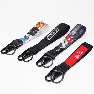 Llavero de Nylon Personalizado con Cordón para Muñeca, Llavero Corto Personalizado, Llaveros para Motocicleta - Product Image 1