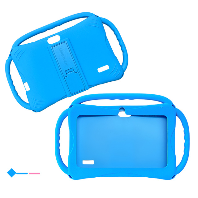 New Year Gift 2025 YPORANGE High Quality HTV Material PINK/BLUE Perfect Protection Tablet Case with Kickstand for 7-Inch