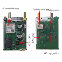 Papan Sirkuit PCBA Pabrik OEM ODM A7670SA pelacak gps gsm 2g 4g dengan antarmuka 232 485 untuk truk Pelacakan Kendaraan