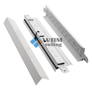 Thạch Cao Phụ Kiện Trần Lưới T Thanh Trang Trí Phụ Kiện Hẹp T-15 Phẳng Hệ Thống Treo Giả Trần Tee Lưới - Product Image 4