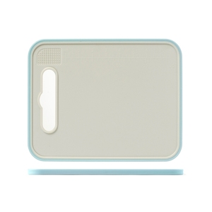 Tagliere in Polipropilene Grigio Chiaro 29 X 22 Cm con Manico e Indicatori di Misura per Uso in Cucina - Product Image 1