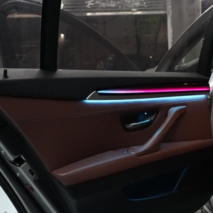 Kit d'éclairage d'ambiance de haute qualité pour voiture RHD, comprenant quatre bandes lumineuses pour portières et console centrale, avec 10 options de couleurs - Product Image 3